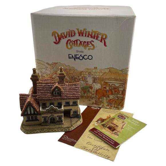 The Good Intent Pubs and Tavern 1997 David Winter Cottages with Box and COA - Picture 1 of 13